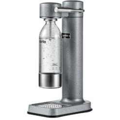 Aarke Carbonator III Soodakone, Hammertone Grey -Keittiökonekauppa aarke carbonator iii soodakone 35