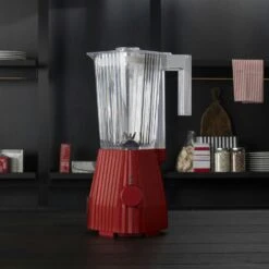 Alessi Plissé Tehosekoitin, Punainen 8 Alessi Plissé Tehosekoitin, Punainen -Keittiökonekauppa alessi plisse blender b 6