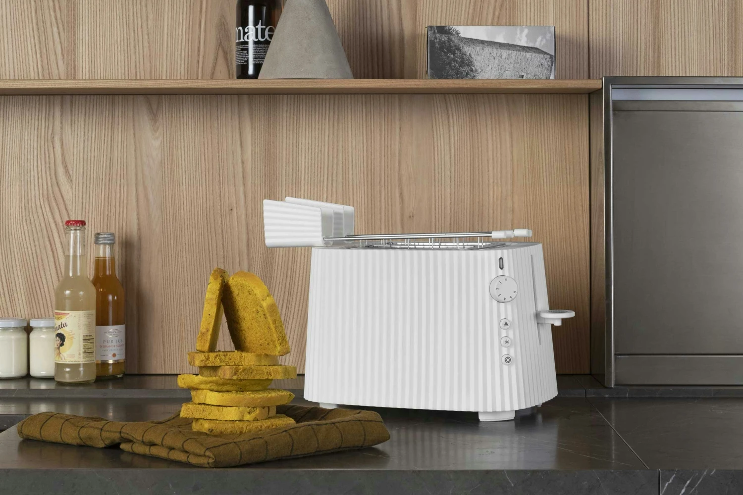 Alessi Plissé Leivänpaahdin, Valkoinen 4 Alessi Plissé Leivänpaahdin, Valkoinen - Image 2