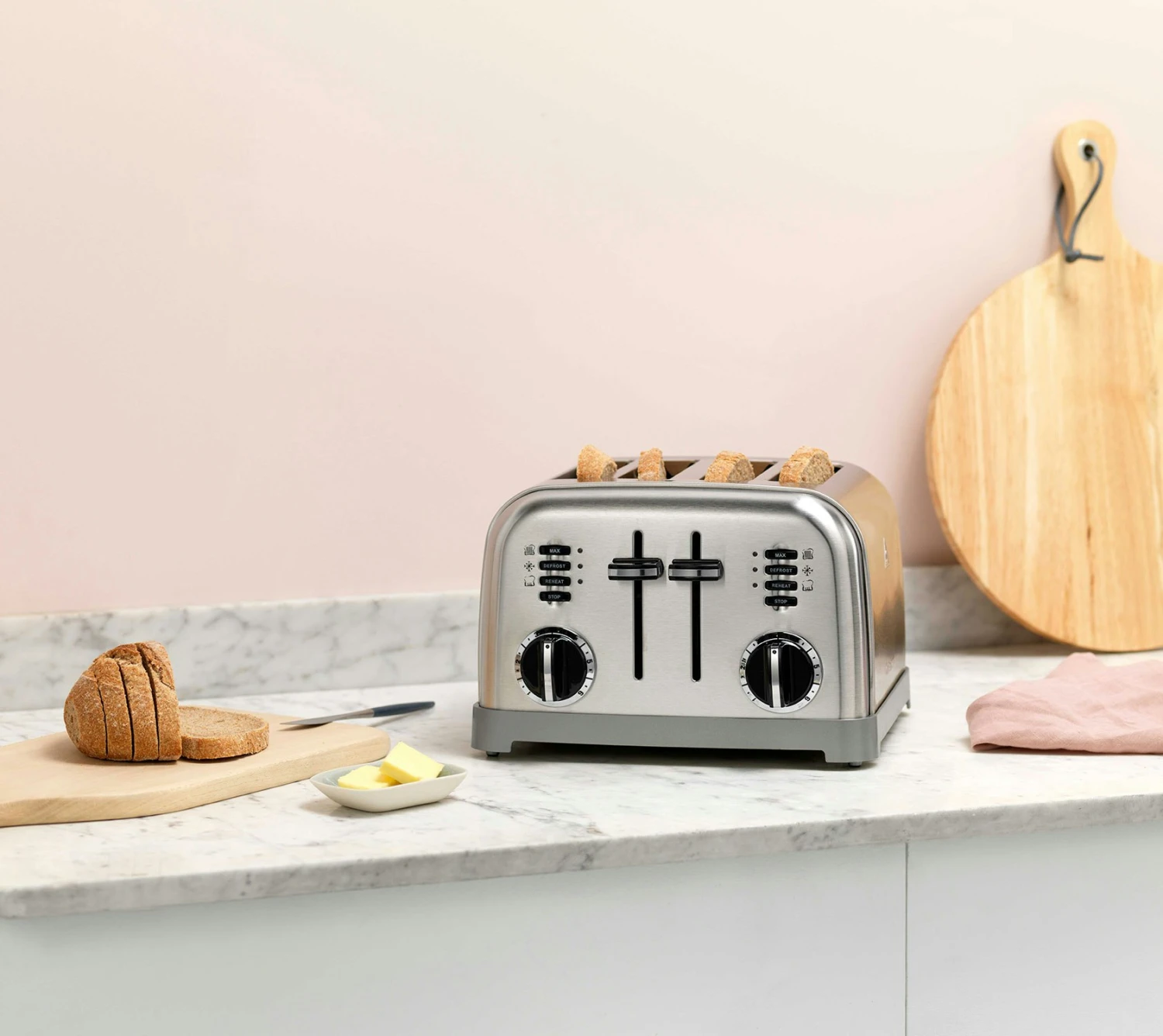 Cuisinart Core Collection Toaster 4 Slices, Steel Grey 4 Cuisinart Core Collection Toaster 4 Slices, Steel Grey - Image 2