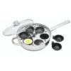 Kitchen Craft Munankeitin 6 Aukko 28 Cm 1 Kitchen Craft Munankeitin 6 Aukko 28 Cm -Keittiökonekauppa kitchen craft stainless steel six hole egg poacher 28cm gift box 0