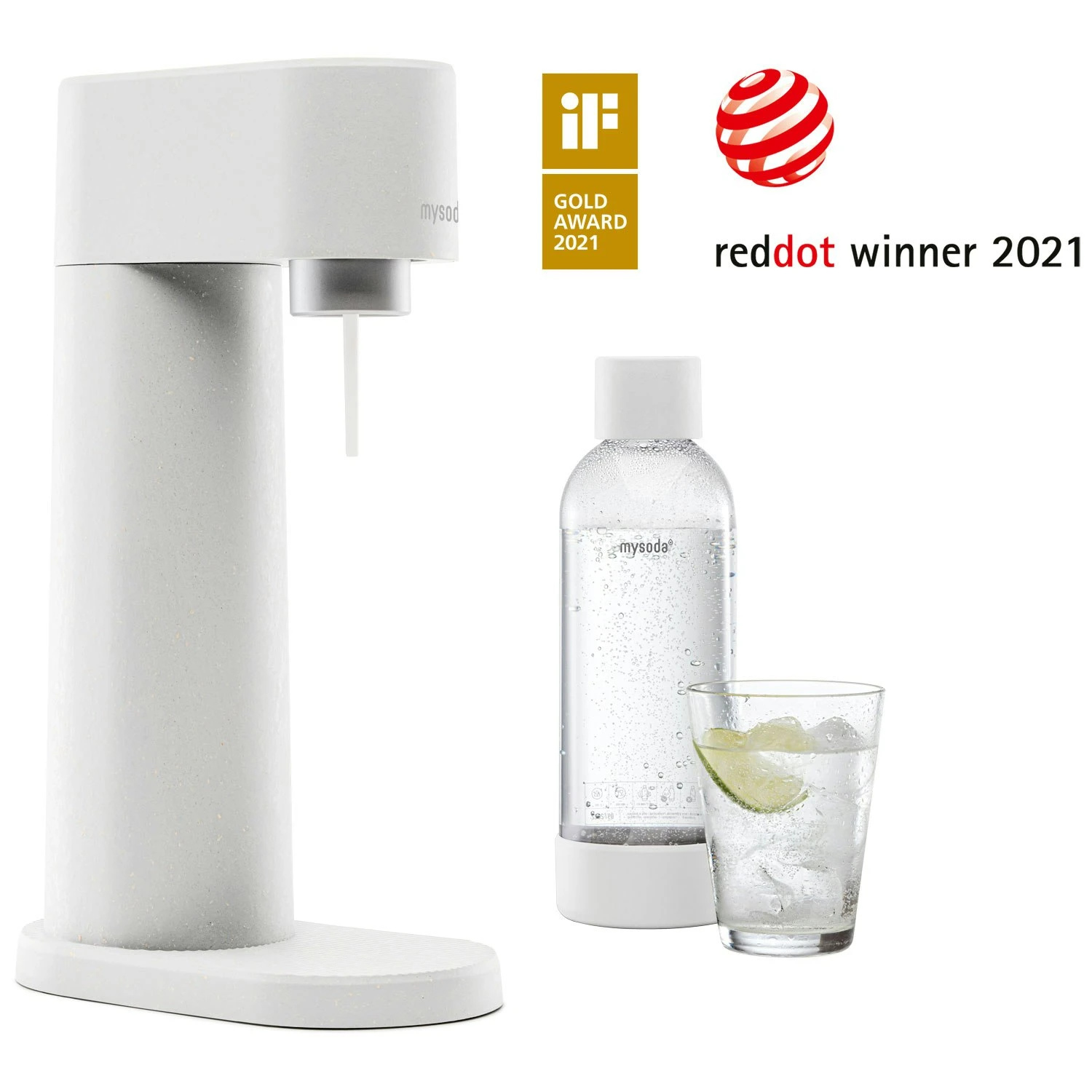 Mysoda Woody Hiilihapotin, Valkoinen 4 Mysoda Woody Hiilihapotin, Valkoinen - Image 2