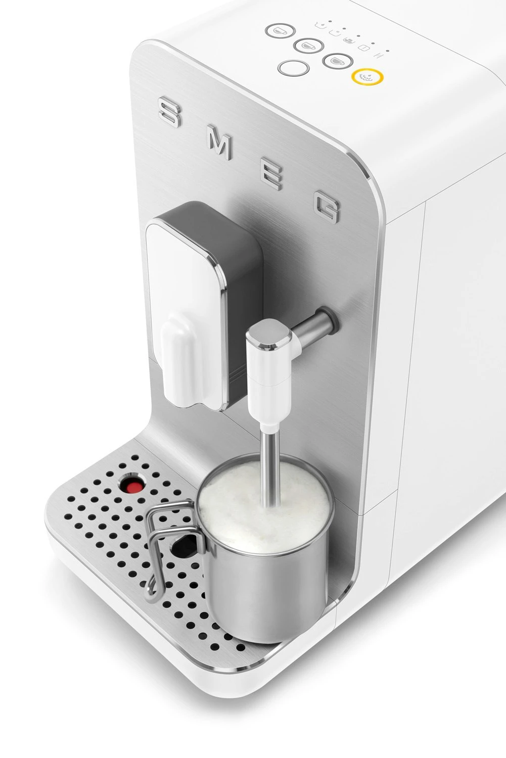 Smeg Bean To Cup Kahvinkeitin Maidonvaahdottimella, Valkoinen 6 Smeg Bean To Cup Kahvinkeitin Maidonvaahdottimella, Valkoinen - Image 4