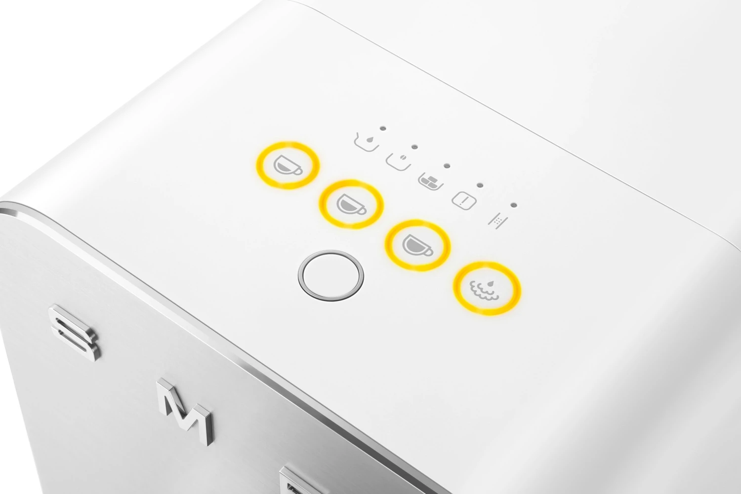 Smeg Bean To Cup Kahvinkeitin Maidonvaahdottimella, Valkoinen 4 Smeg Bean To Cup Kahvinkeitin Maidonvaahdottimella, Valkoinen - Image 2