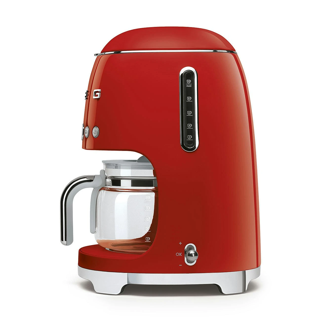 Smeg Coffee Maker, Red 5 Smeg Coffee Maker, Red - Image 3