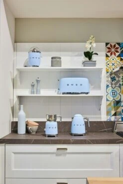 Smeg Vedenkeitin 1,7 L, Pastellinsininen -Keittiökonekauppa smeg smeg vedenkeitin 17 l 74