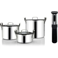 Wilfa Sous Vide SVS-1200S Sous Vide -Kiertolämmitin + Pinottava Ruukkusetti