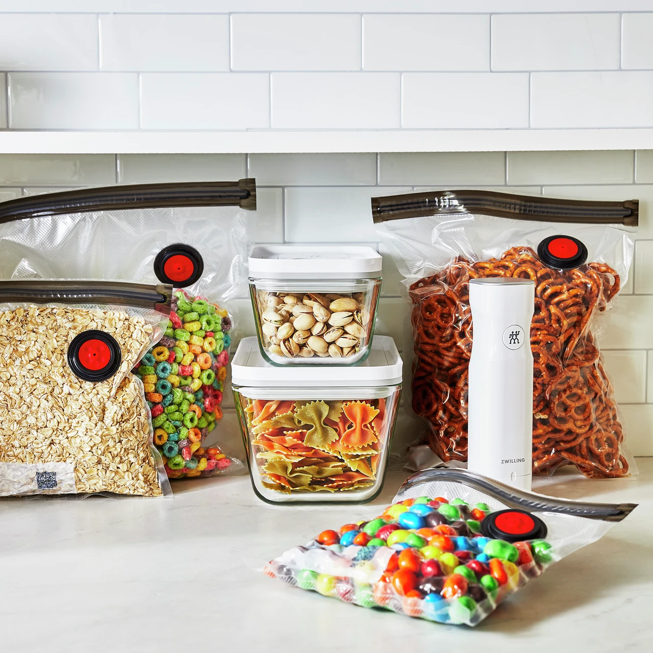 Zwilling Fresh & Save Aloituspakkaus Vakuumipumpulla / Pussit / Rasiat Lasista, 7 Palaa 7 Zwilling Fresh & Save Aloituspakkaus Vakuumipumpulla / Pussit / Rasiat Lasista, 7 Palaa - Image 5